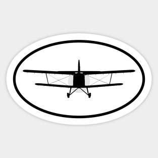 Antonov AN-2 - Soviet Workhorse Utility Biplane Airplane Sticker